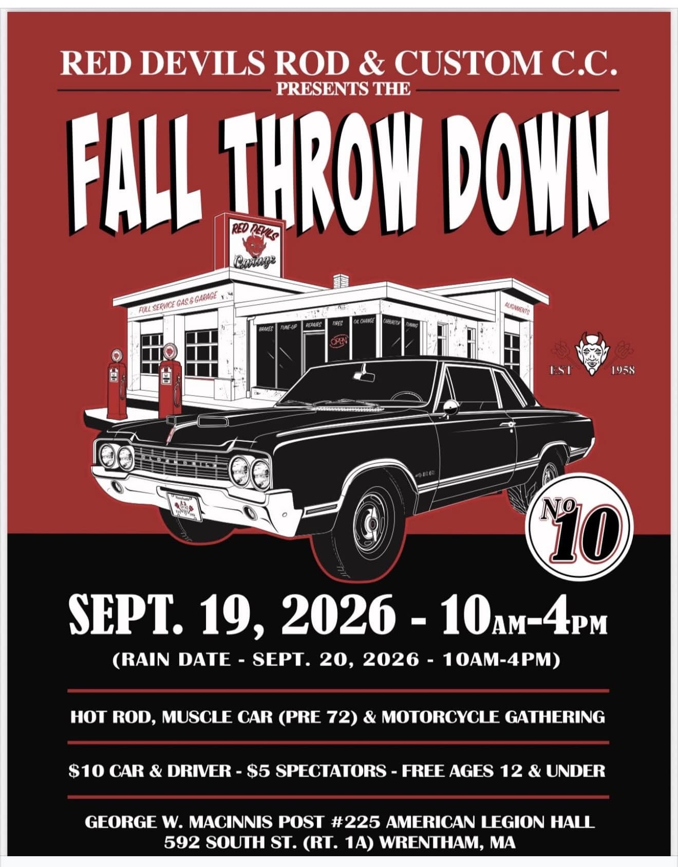 Fall Throwdown Red Devils Rod & Custom Fall Throw Down - Mass Cruisers