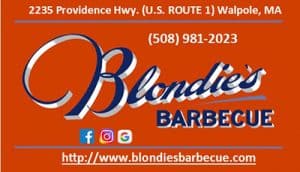 BLONDIE'S BBQ Logo.